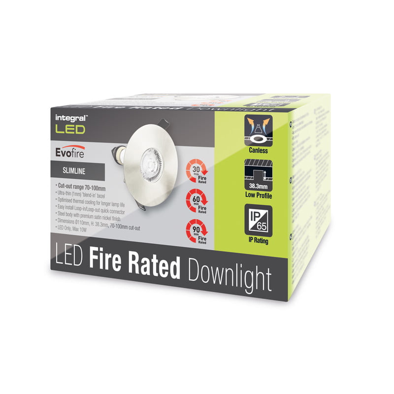 LED inbouwspot Daris- RVS - Brandwerend - Zaagmaat 70 T/M 100MM - Outledtl.nl