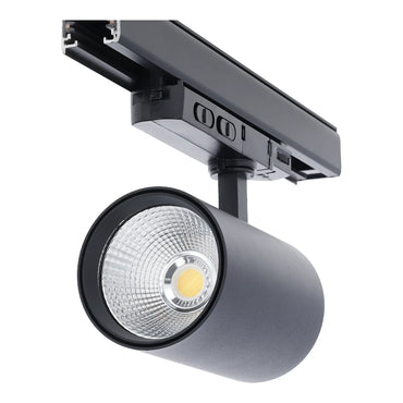 3-Fase Railspots | 10 | 20 | 30 watt | CCT en Wattage Switch - Dimbaar - Zwart - Outledtl.nl