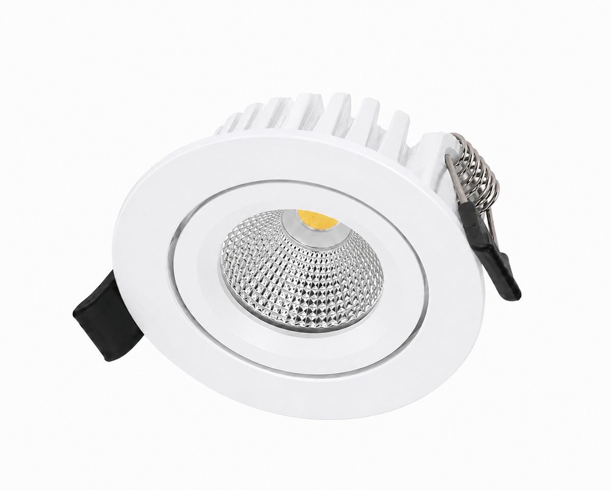 LED Inbouwspot Pollux | 5 watt | Dimbaar | CCT switch | Wit | IP65 | Kantelbaar