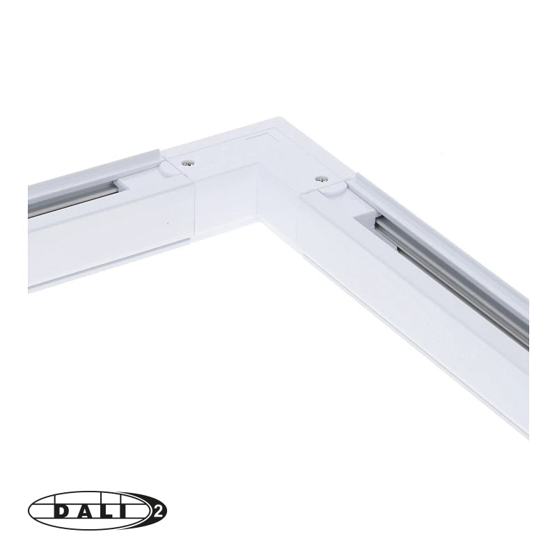 DALI 3-fase rail L-vorm connector inside wit – afbeelding 7