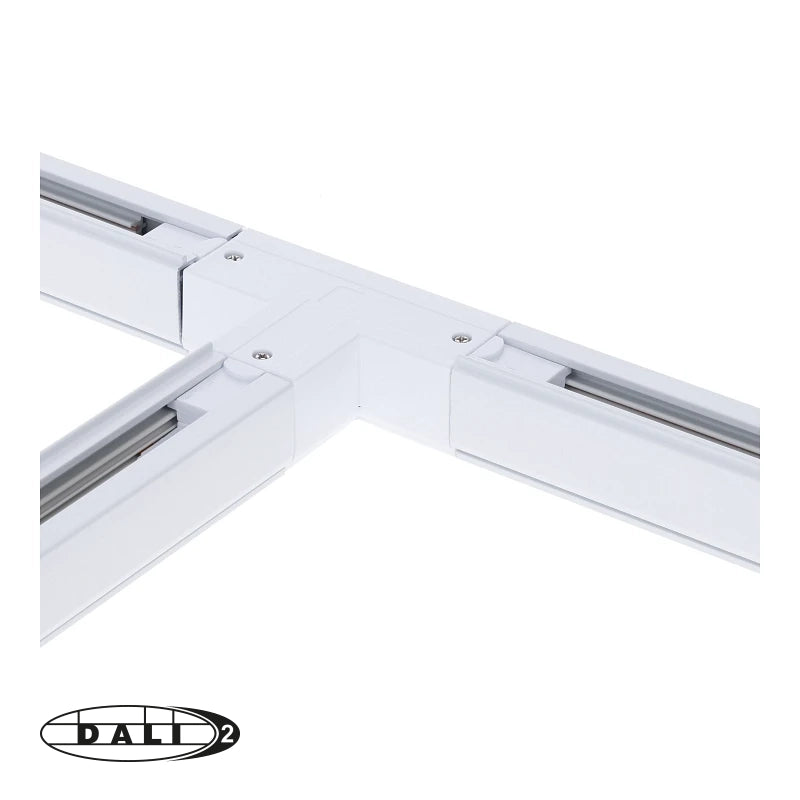 DALI 3-fase rail T-vorm connector left-2 wit – afbeelding 7