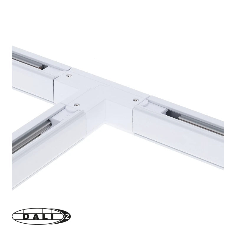DALI 3-fase rail T-vorm connector right-2 wit – afbeelding 7