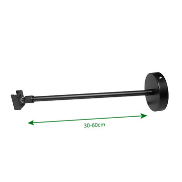 Spanningsrail ophangsysteem draadeind 30cm/60cm zwart – afbeelding 2