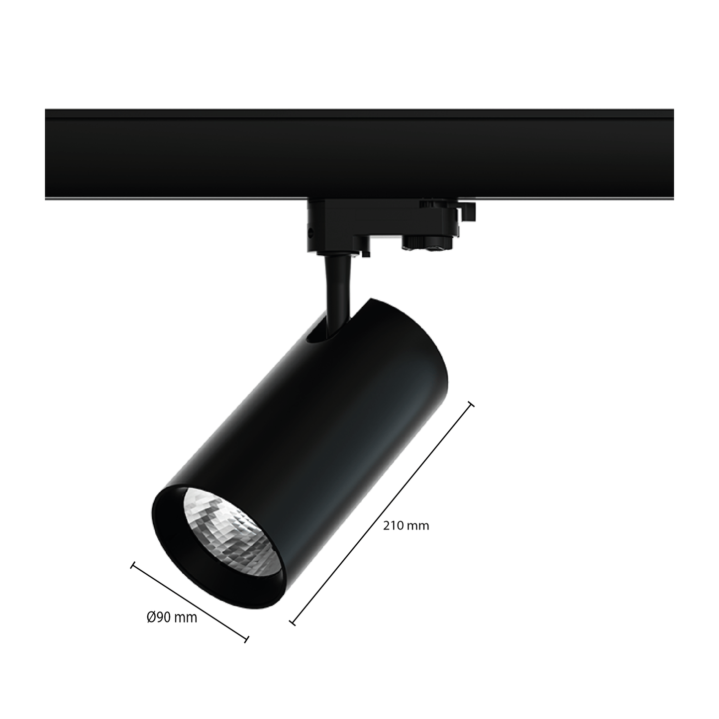 3-Fase Railsystemen verlichting | 30 watt | Zwart | 5 jaar garantie - Outledtl.nl