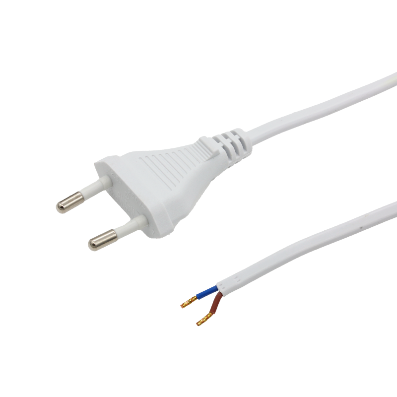 Netsnoer 2 Meter 220V + Europlug stekker - Wit - Outledtl.nl