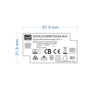 Ledtu driver | Dimbaar | 250Ma | 10Watt - Outledtl.nl