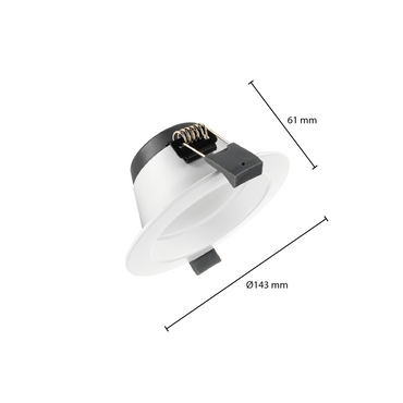 Downlight - Tri Color - 14 Watt - Zaagmaat Ø117 - 137MM - Outledtl.nl
