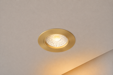 LED Inbouwspot Hugo | Dimbaar | IP65 | 6W | CCT Switch | Zaagmaat: Ø50-70 mm | Goud