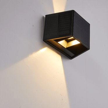 Led wandlamp | Solis | Met zonnepaneel | 100Lm - Outledtl.nl