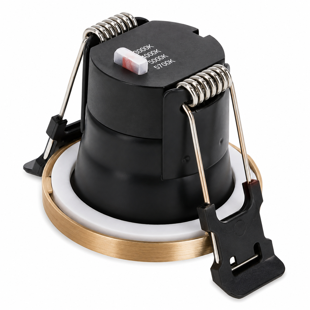 Mini Einbaustrahler Mimi – 4 W | Weiß | CCT-Switch | IP65 | Einbaudurchmesser: Ø40 mm | Breit Ø55 mm