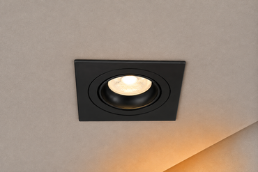 Led spots Ceres - Vierkant - Dimbaar - Luxe Design - Zwart
