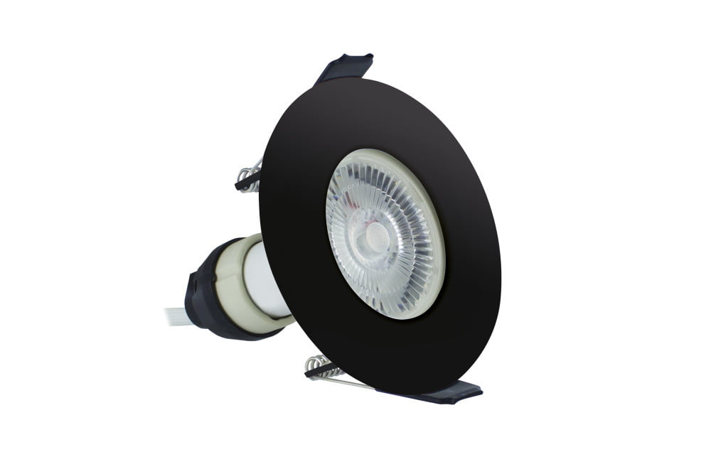 Dimbare IP65 LED inbouwspot - Bari - Mat Zwart - Brandwerend - Outledtl.nl