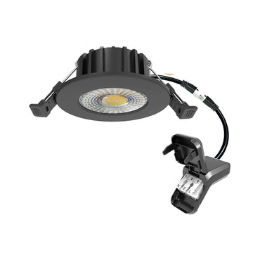 LED Inbouwspot Hugo | Dimbaar | IP65 | 6W | CCT Switch | Zaagmaat: Ø50-70 mm | Zwart - Outledtl.nl