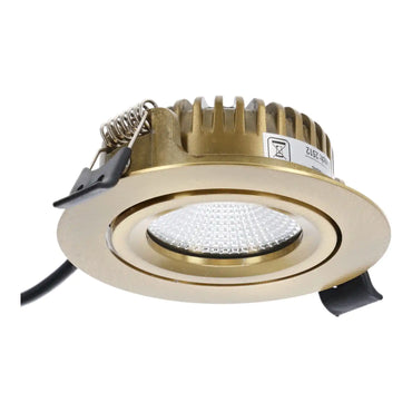 LED Inbouwspot Aristo | Dimbaar | IP65 | 4W of 6W | CCT Switch | Zaagmaat: Ø68-75 mm | Goud - Outledtl.nl