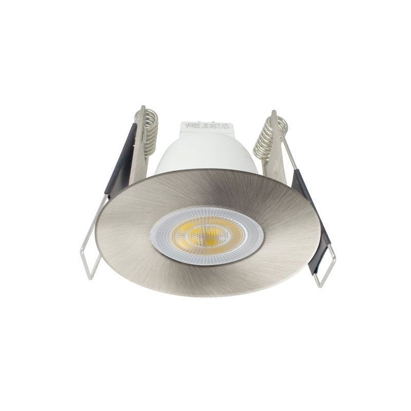 Brandwerende GU10 armatuur mini - Hola - Satin - 45/55MM Zaagmaat - IP65 - Outledtl.nl
