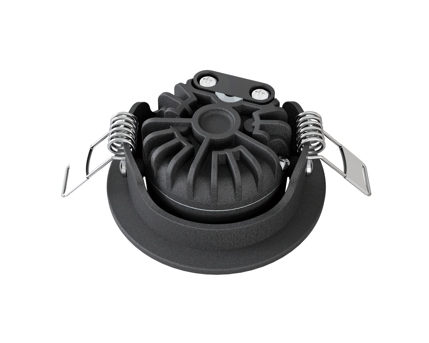 LED Einbaustrahler Pollux | 5 Watt | Dim2Warm | Schwarz | IP65 | Schwenkbar | Einbaudurchmesser 55 mm