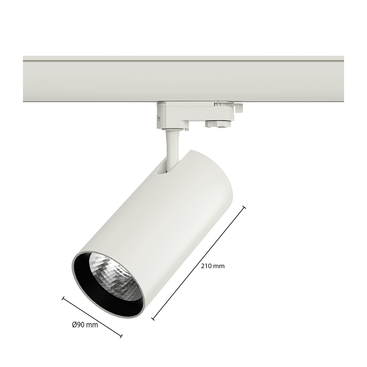 3-Fase Railverlichting | 30 watt | Wit | 5 jaar garantie - Outledtl.nl