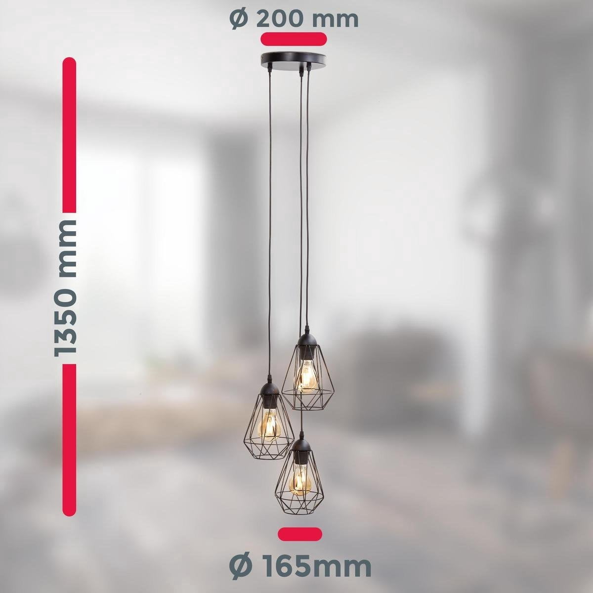 Zwarte Plafondlampen | Incl.Lichtbronnen | E27 fitting | 12W | Rond - Outledtl.nl