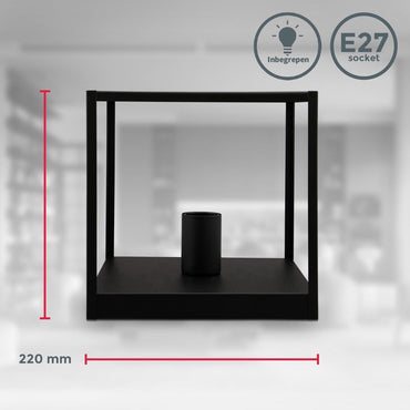 Plafondlampen slaapkamer zwart | Incl.Lichtbron | E27 fitting | 4W | 320lm | 2400k - Outledtl.nl