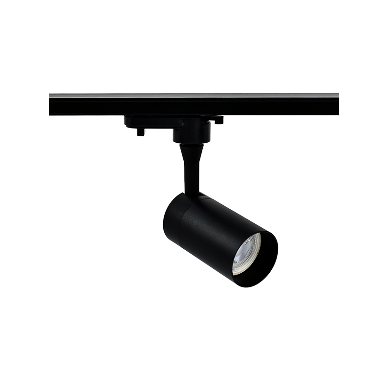 1-Fase Led Spot railsystemen  | Zwart | Inclusief GU10 Fitting - Outledtl.nl 