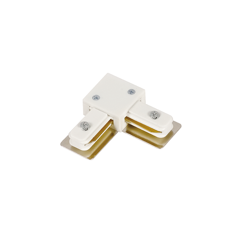 1-FASE RAIL L-VORM CONNECTOR  -  WIT - Outledtl.nl 