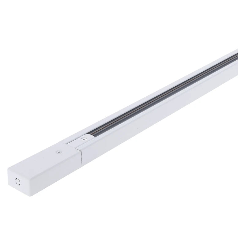 1-FASE RAIL 300CM - Wit - Railsystemen - Inclusief voedingsconnector en Eindkapjes - Outledtl.nl 
