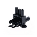 3-SWP splitter 2-voudig zwart