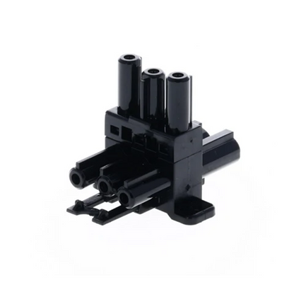 3-SWP splitter 2-voudig zwart