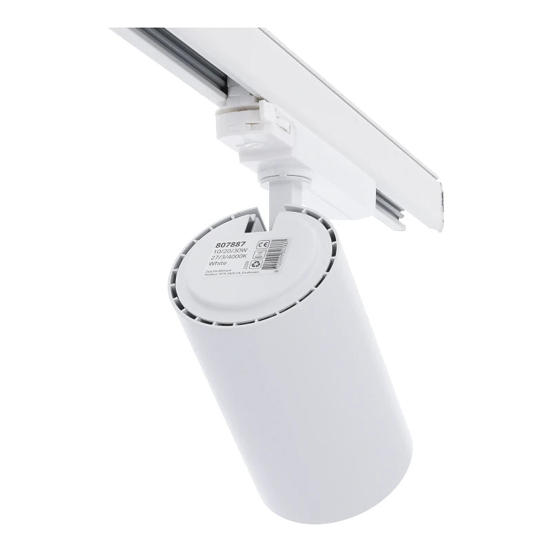 3-Fase spotjes | 10 | 20 | 30 watt | CCT en Wattage Switch – Dimbaar - Wit - Outledtl.nl 