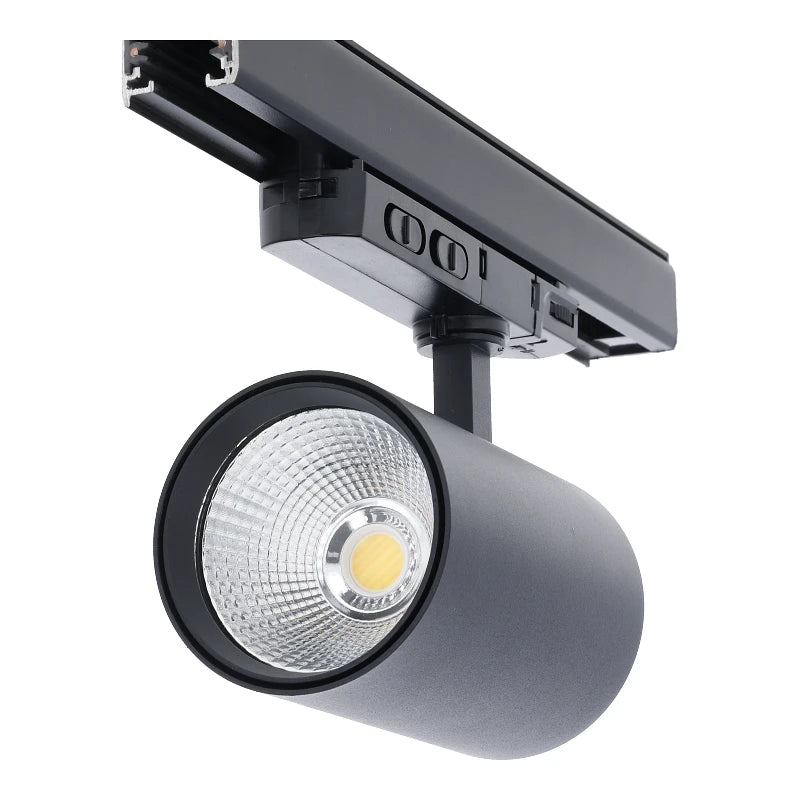 3-Fase Railspots | 10 | 20 | 30 watt | CCT en Wattage Switch - Dimbaar - Zwart - Outledtl.nl 