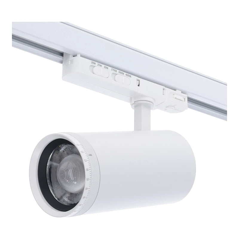 3-Fase Railspots | 20 | 25 | 30 watt Wattage Switch | CCT Switch | Gradenbundel | Dimbaar - Outledtl.nl 