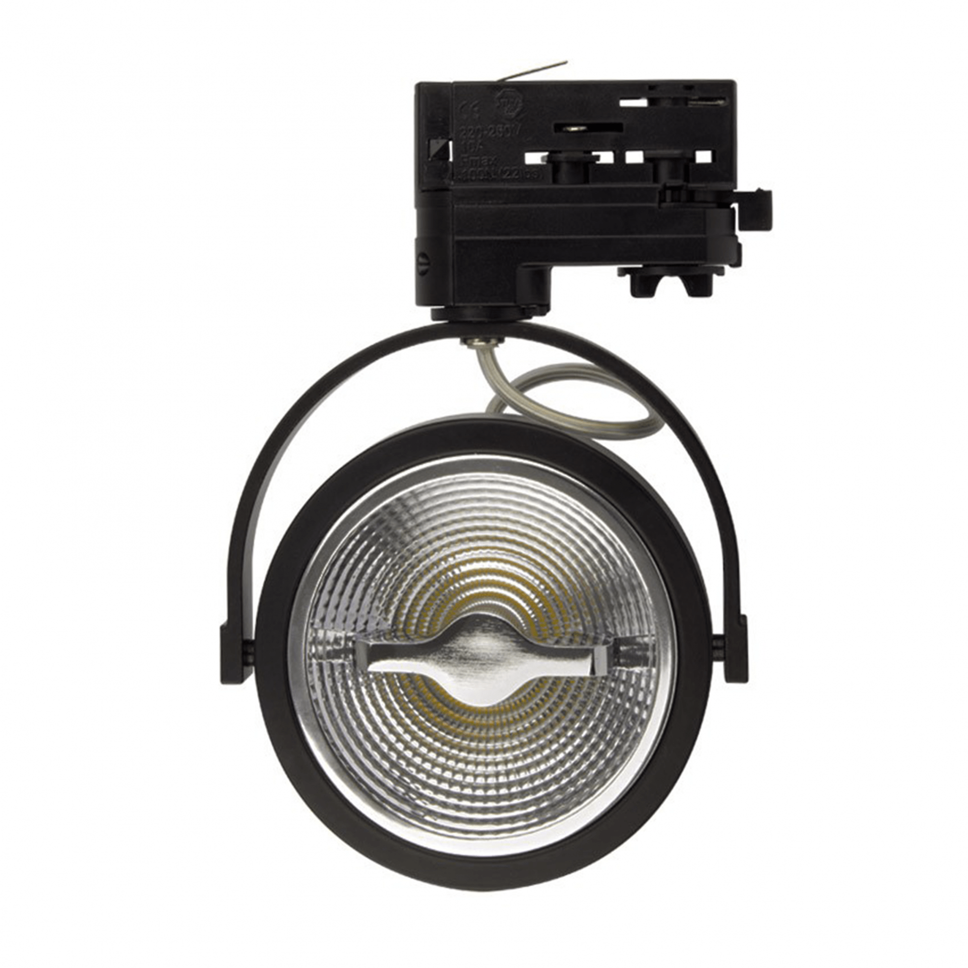 3-Fase Spotjes op rails zwart - 15W - 45°  -  CRI>92 - 2700K - Outledtl.nl 