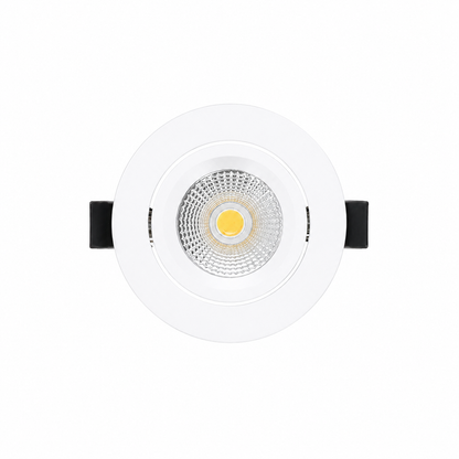 LED Einbaustrahler Pollux | 5 Watt | Dim2Warm | Weiß | IP65 | Schwenkbar