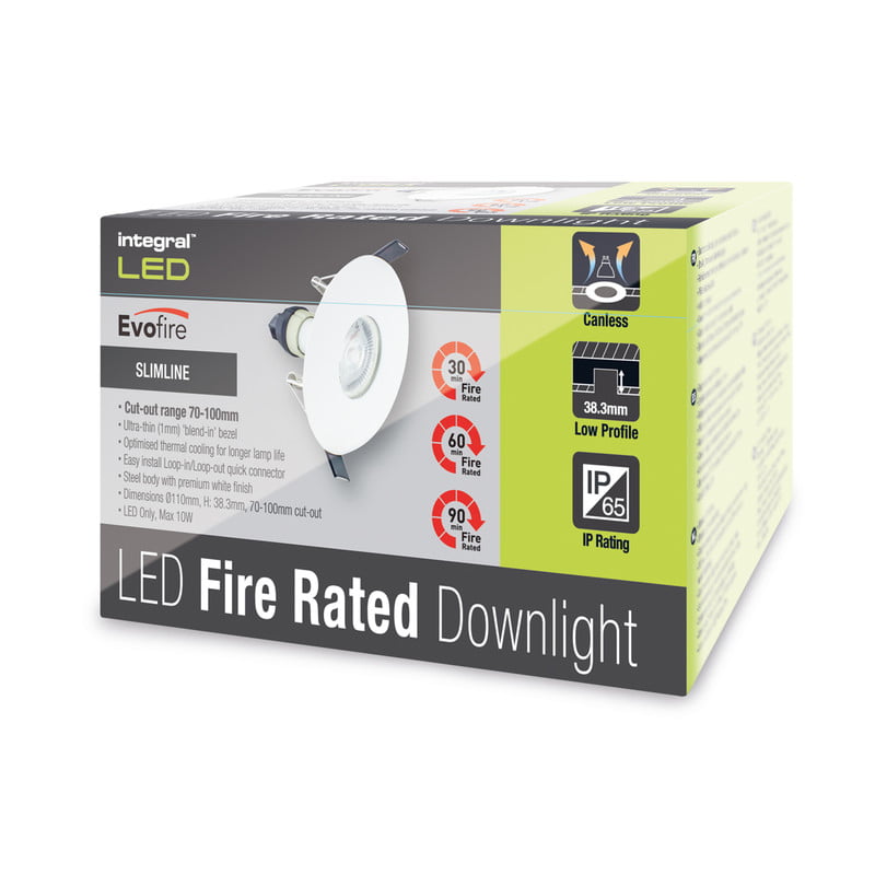 IP65 LED inbouwspot - Maris- Mat wit - Brandwerend - Zaagmaat 70MM - 100MM - Outledtl.nl 