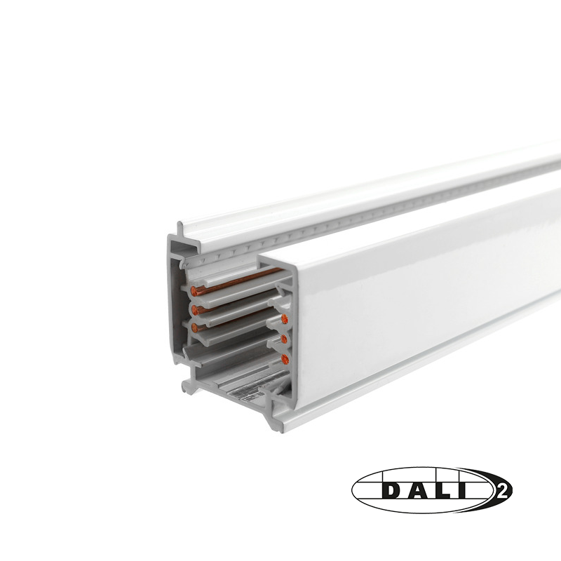 DALI 3-fase rail 100cm rail wit