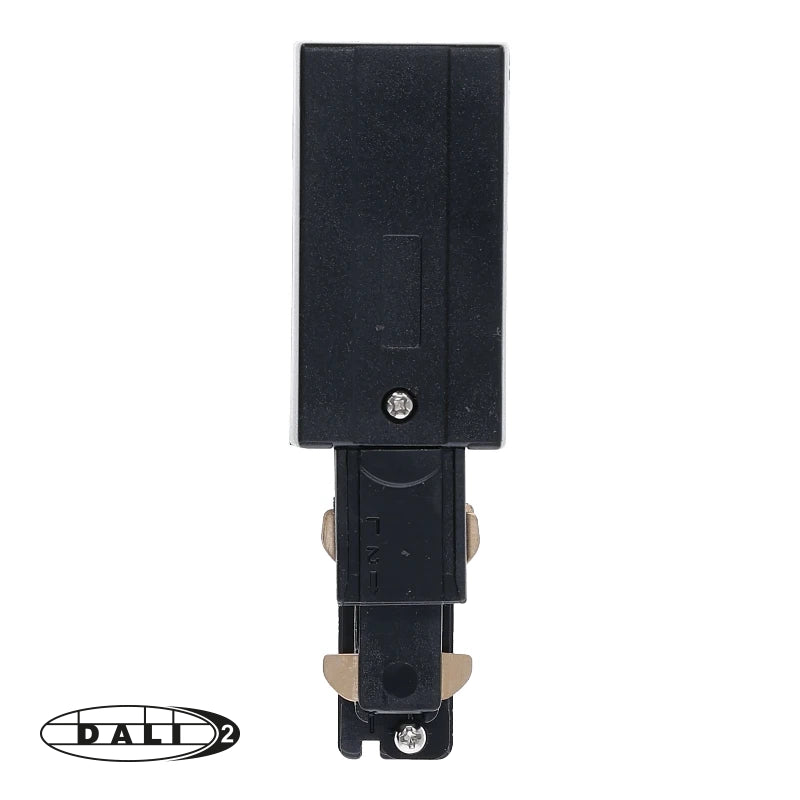 DALI 3-fase rail power connector links zwart – afbeelding 2