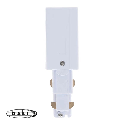 DALI 3-fase rail power connector rechts wit – afbeelding 2