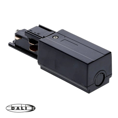 DALI 3-fase rail power connector rechts zwart – afbeelding 4