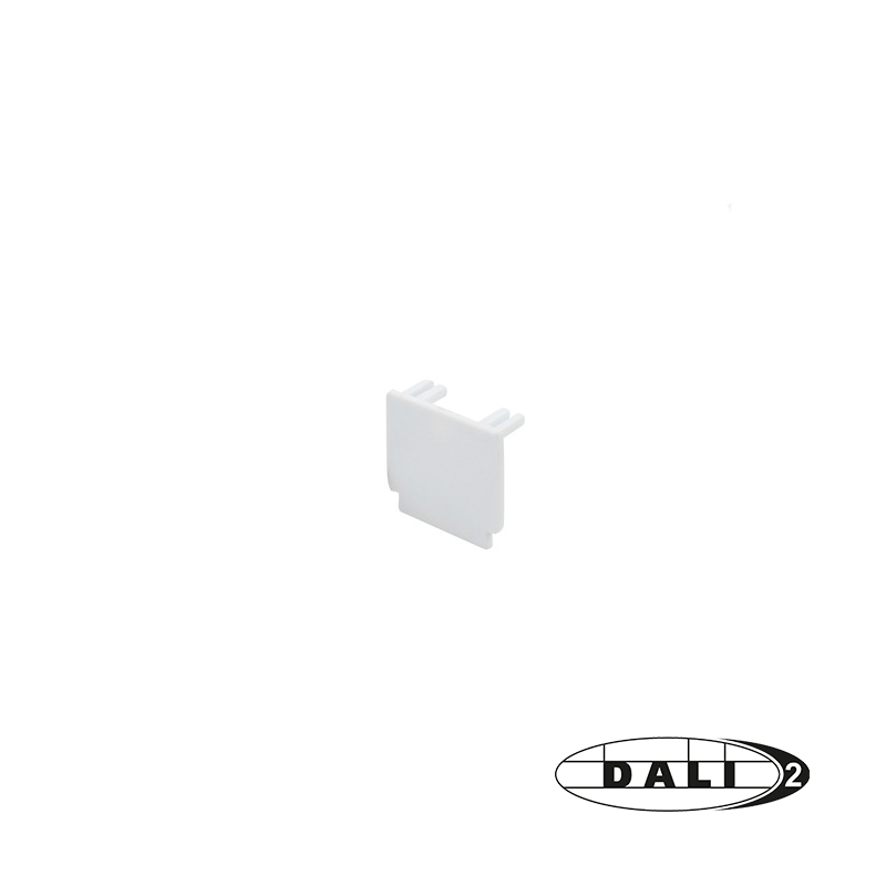 DALI 3-fase rail eindkap wit