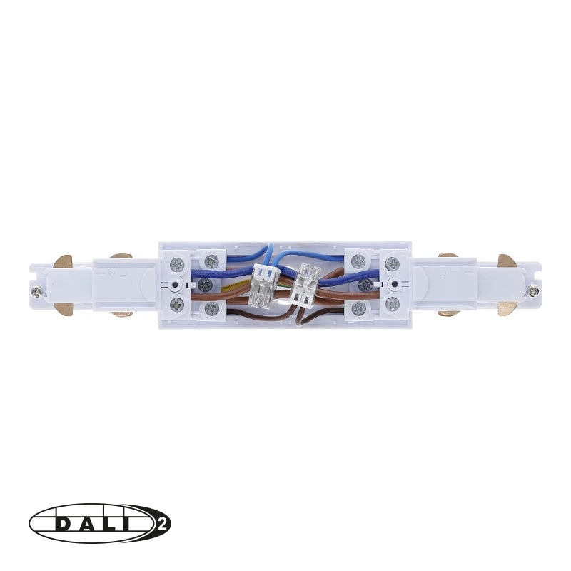 DALI 3-fase rail I-vorm connector wit
