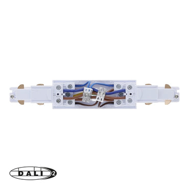 DALI 3-fase rail I-vorm connector wit