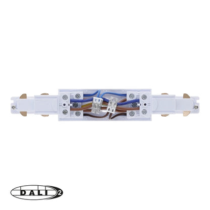 DALI 3-fase rail I-vorm connector wit