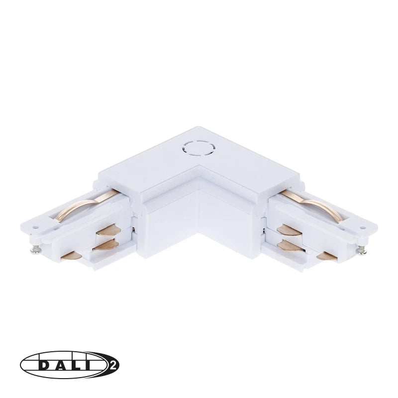 DALI 3-fase rail L-vorm connector outside wit – afbeelding 5