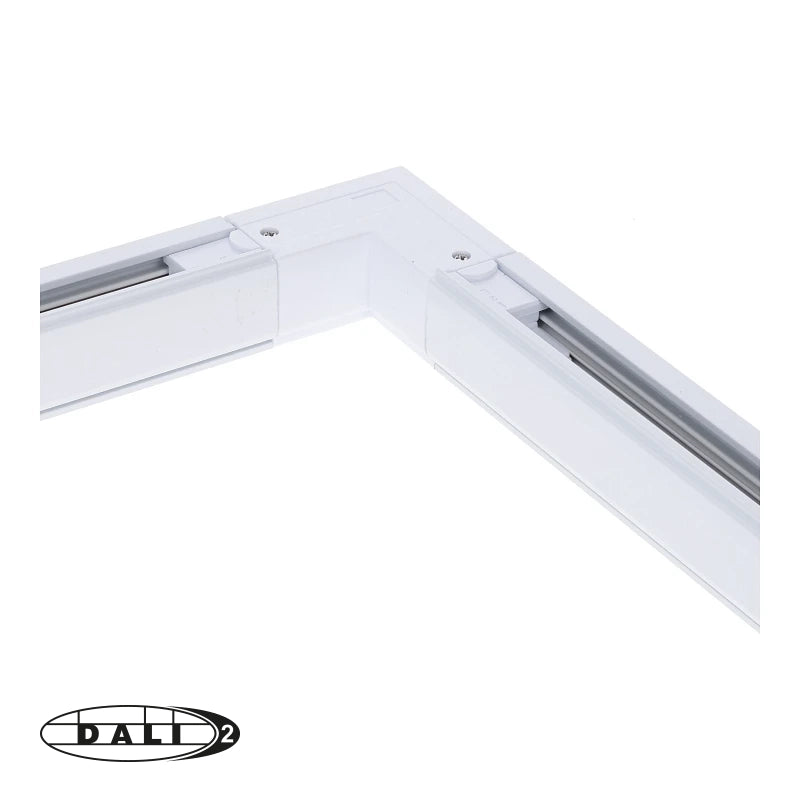 DALI 3-fase rail L-vorm connector outside wit – afbeelding 7