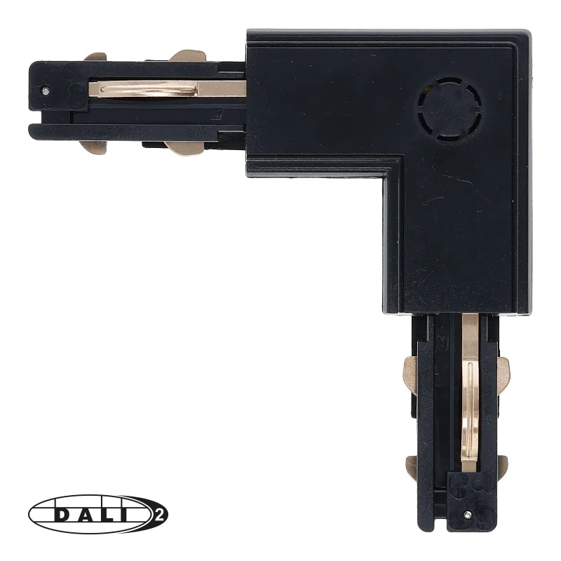 DALI 3-fase rail L-vorm connector outside zwart – afbeelding 3