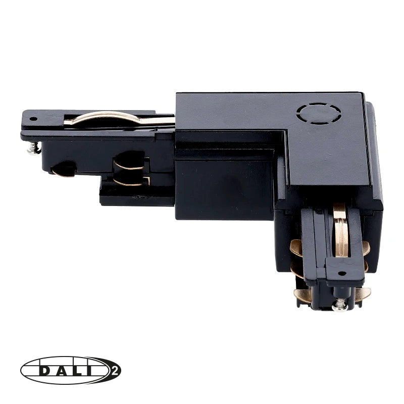DALI 3-fase rail L-vorm connector outside zwart – afbeelding 4