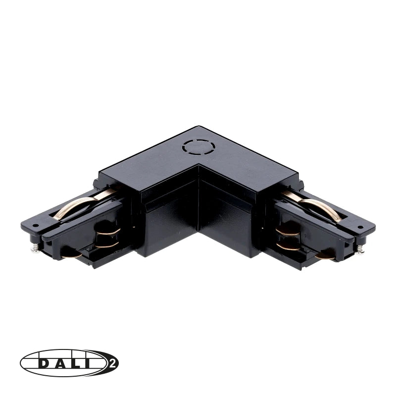 DALI 3-fase rail L-vorm connector outside zwart – afbeelding 5