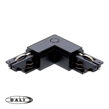 DALI 3-fase rail L-vorm connector outside zwart – afbeelding 5
