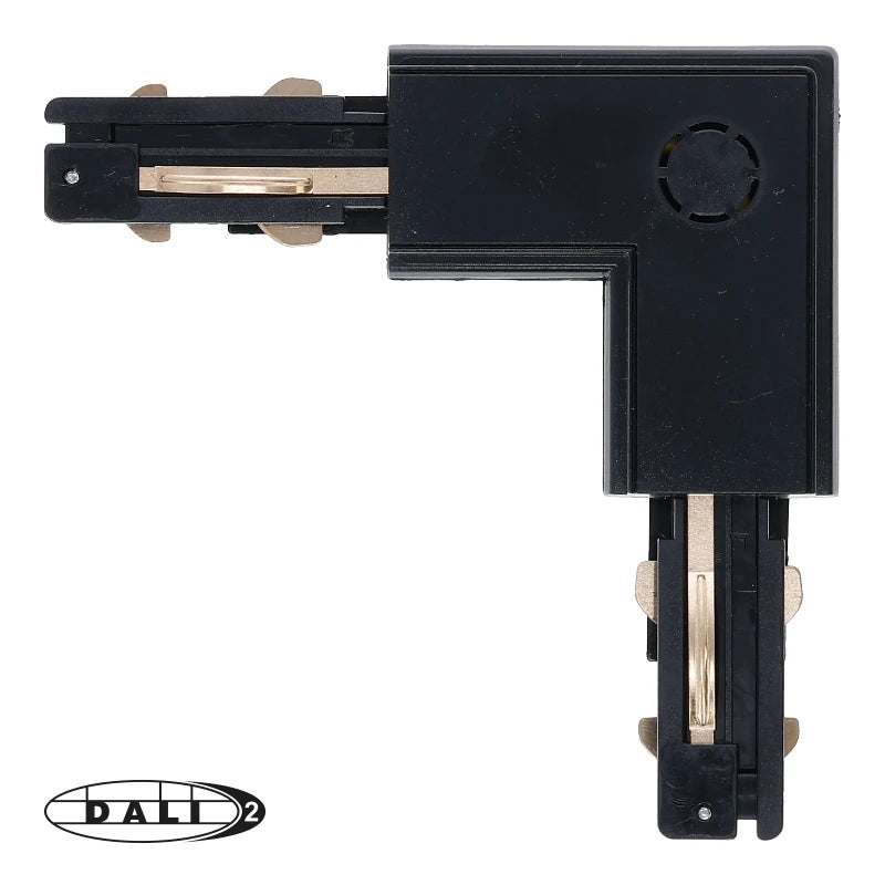 DALI 3-fase rail L-vorm connector inside zwart – afbeelding 4