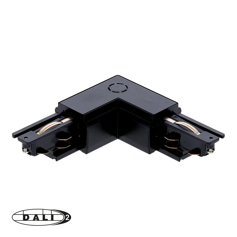 DALI 3-fase rail L-vorm connector inside zwart – afbeelding 5